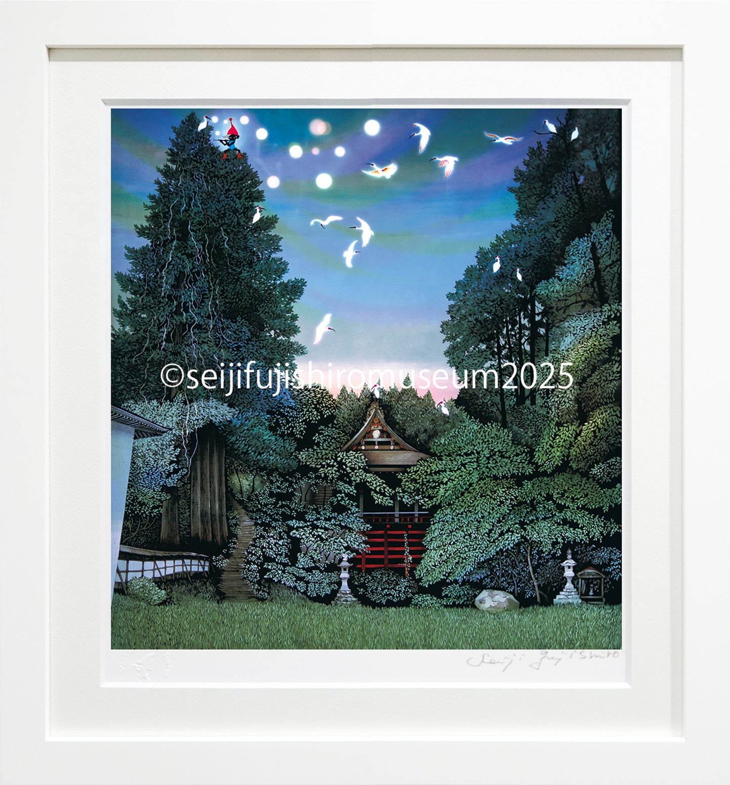 「佐渡の清水寺」FSM-376,377 ジクレー版画