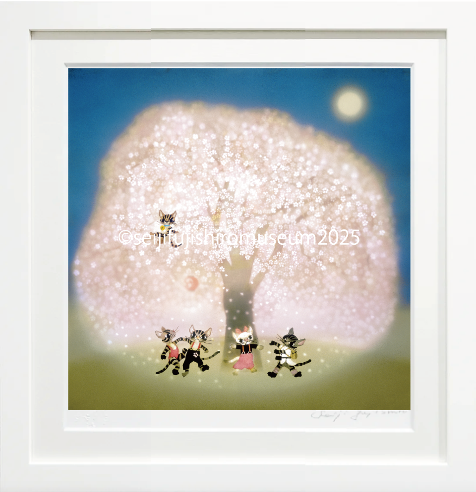 「夜桜」FSM-80 ジクレー版画