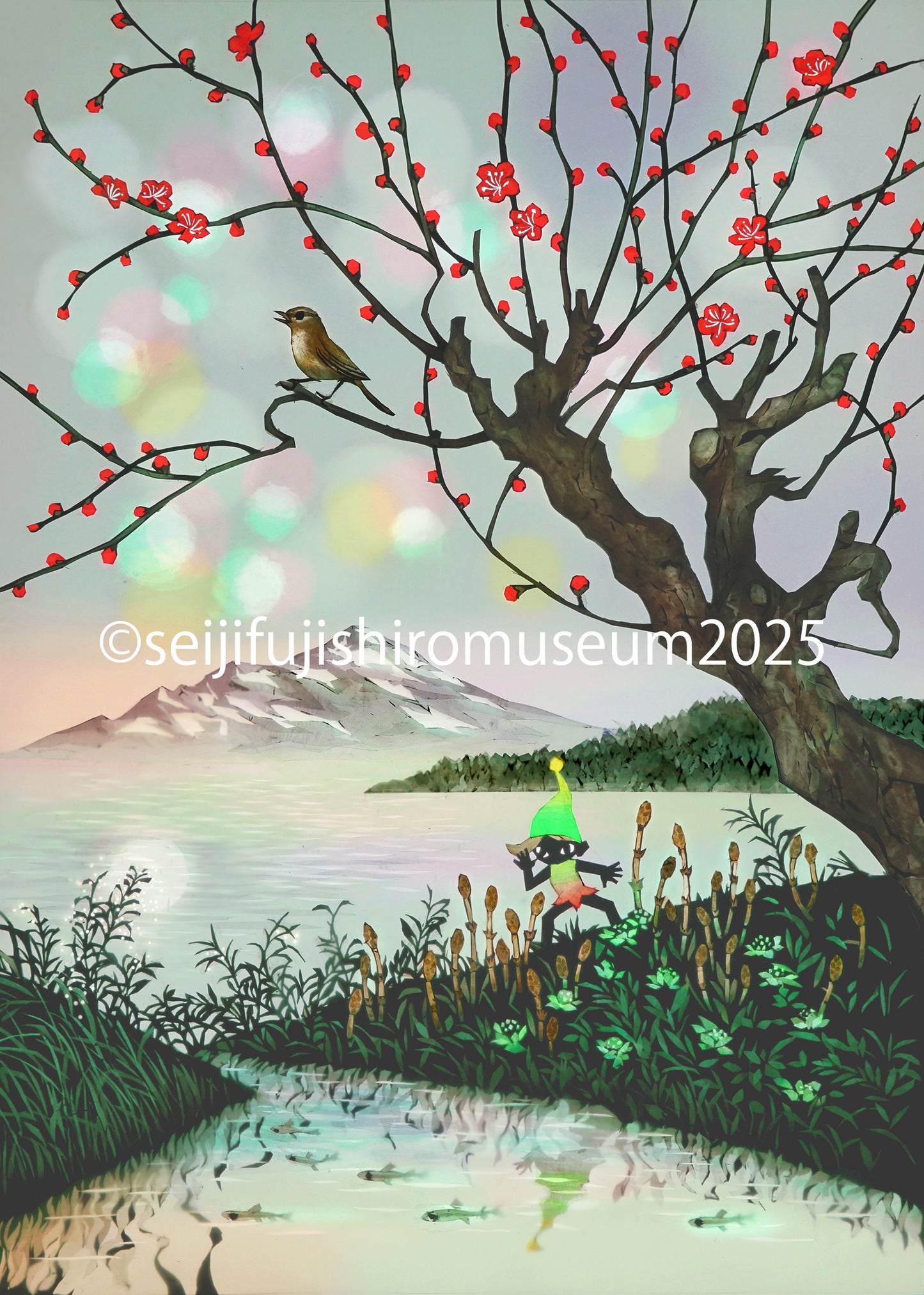 「若水 初音」FSM-120,121 ジクレー版画