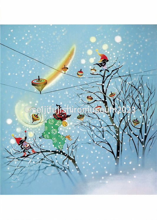 「風花　時折」ポストカード