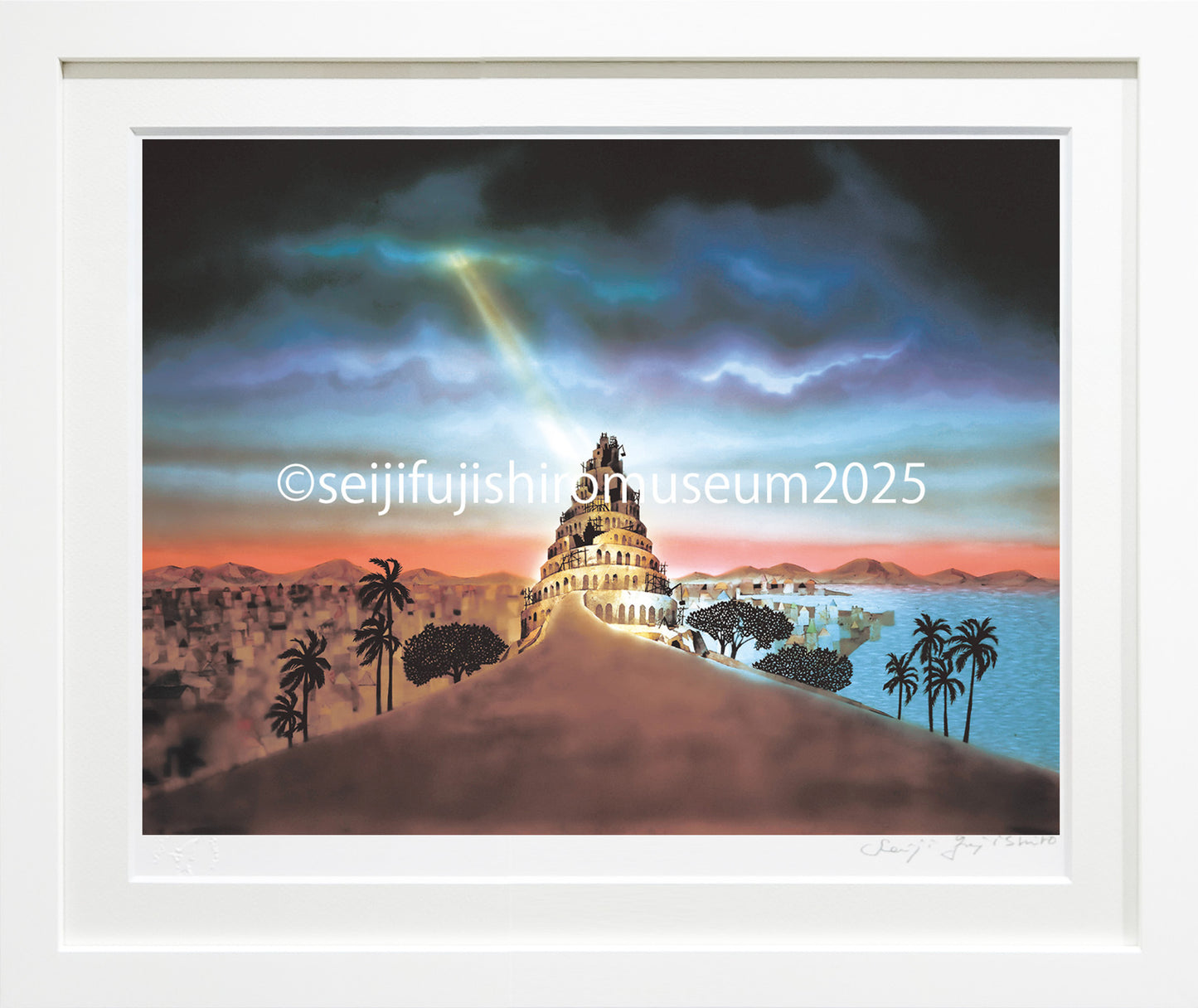 「バベルの塔」FSM-273 ジクレー版画