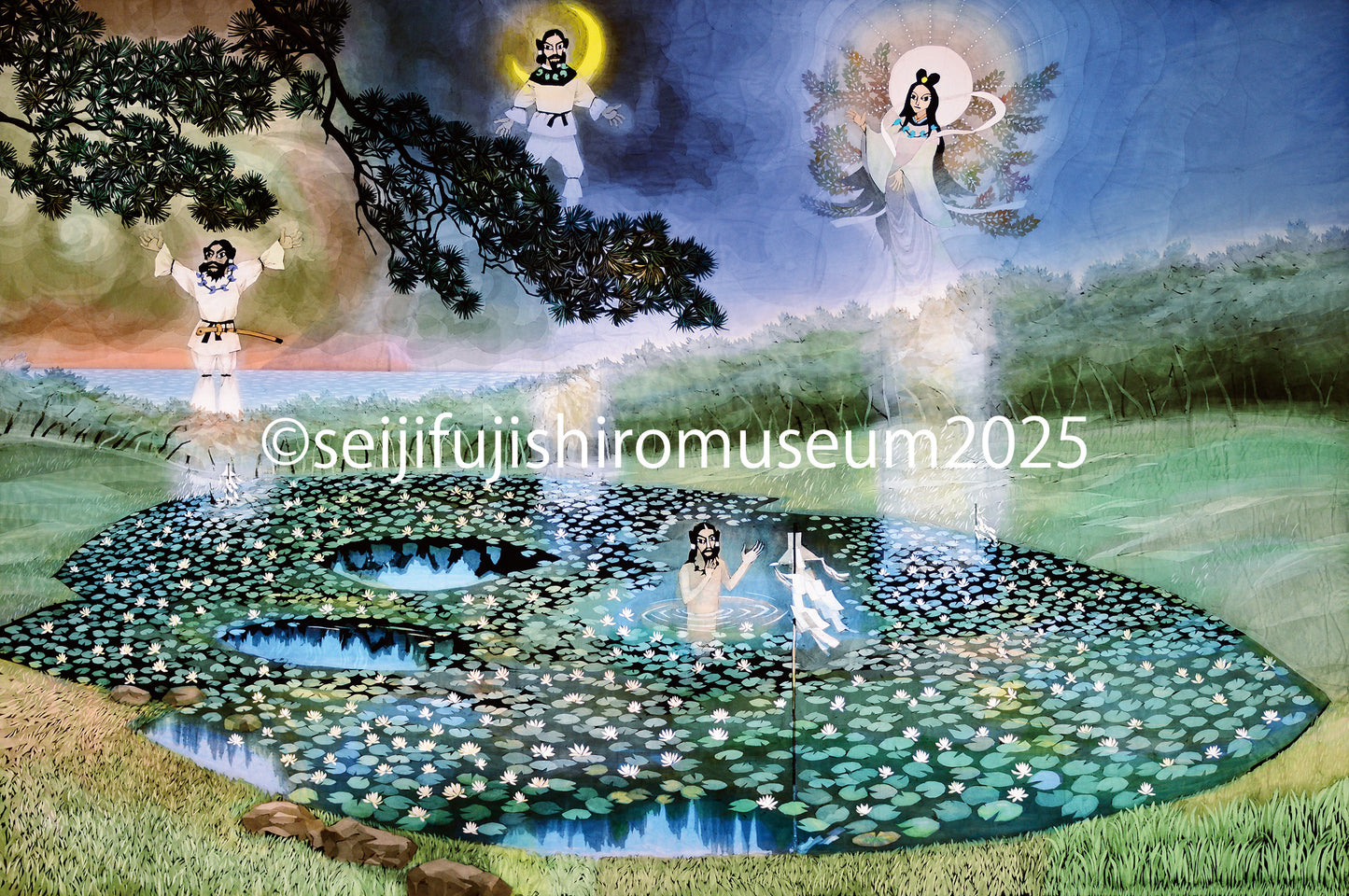 「みそぎ池」FSM-346,347 ジクレー版画