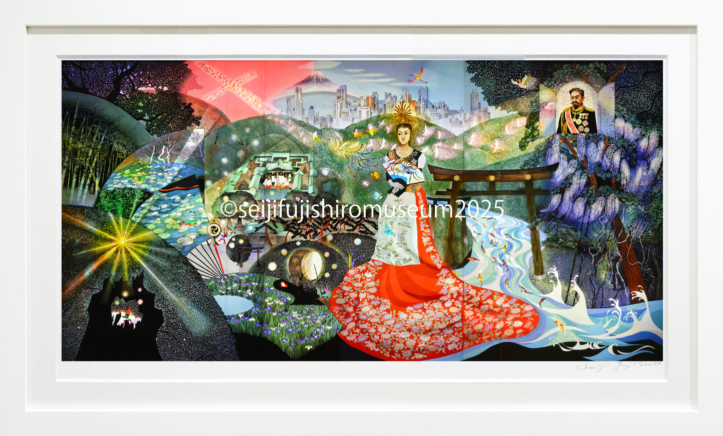 「明治神宮 昭憲皇太后」FSM-116,117 ジクレー版画