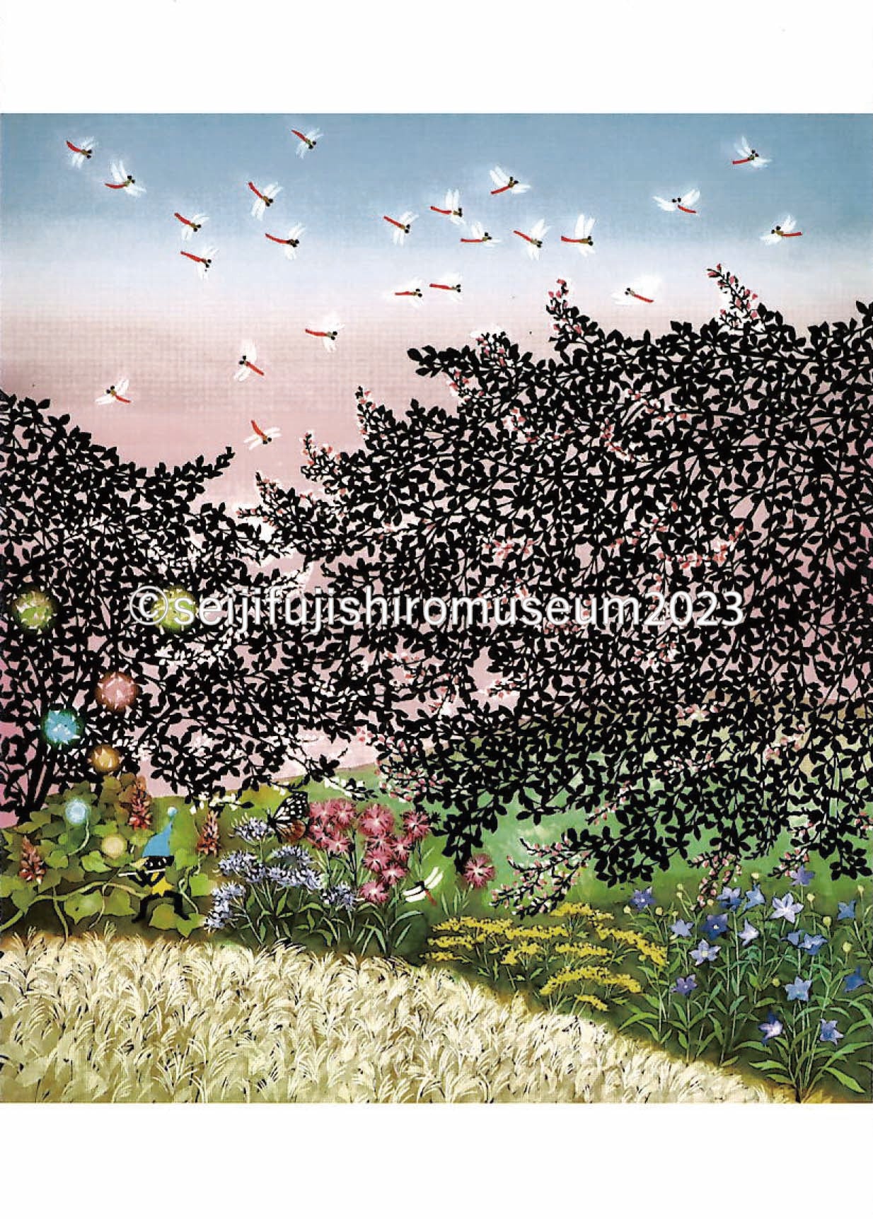 「秋色　秋声」ポストカード