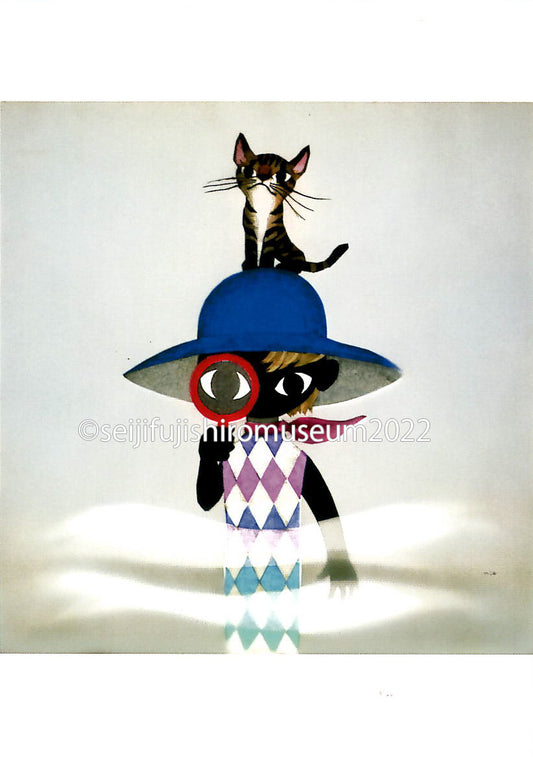 「ぼくの目は猫の目」ポストカード