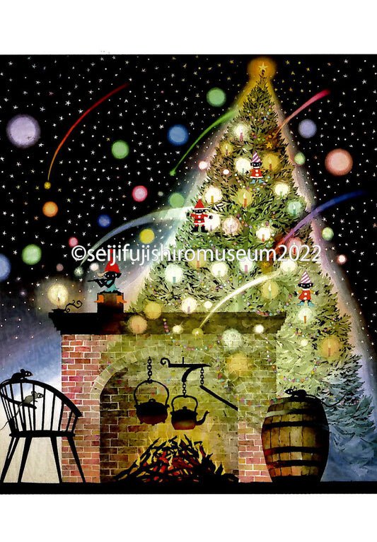 「クリスマスツリーの夢」ポストカード
