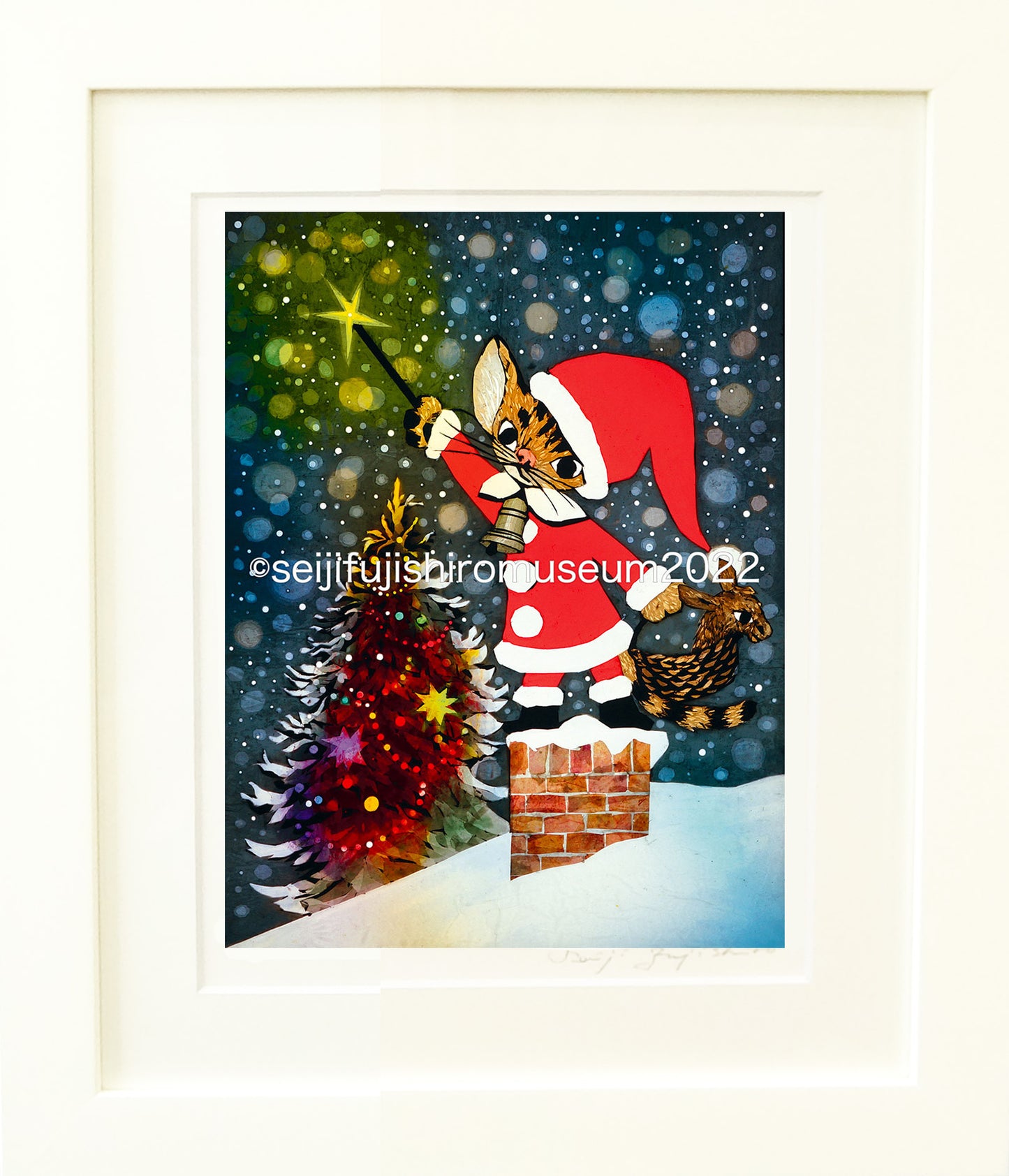 「ラビクリスマス星の願い」FSM-157,158,159 ジクレー版画
