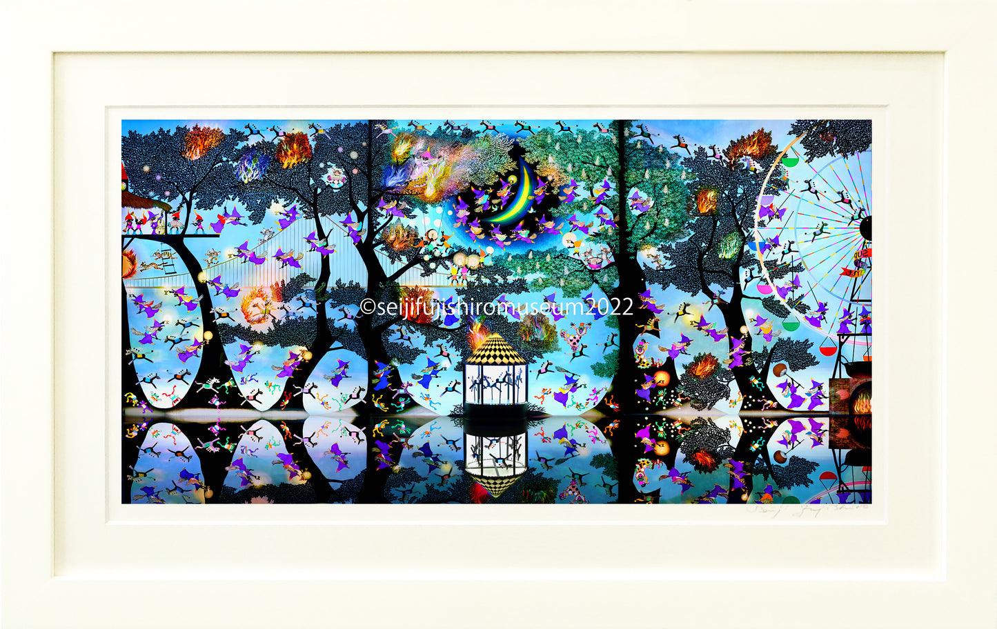 「魔法の森に燃える再生の炎」FSM-246-P/Y,42-P/Y ジクレー版画