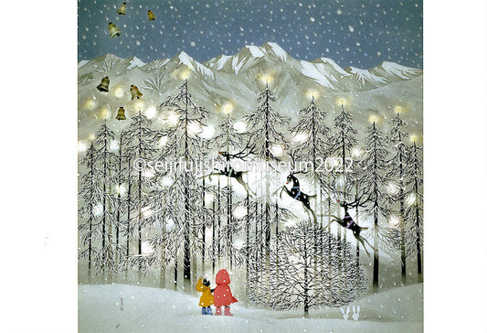 「クリスマスの夢」ポストカード